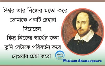 shakespeare quotes status bengali